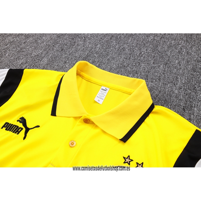 Camiseta Polo del Borussia Dortmund 23-24 Amarillo